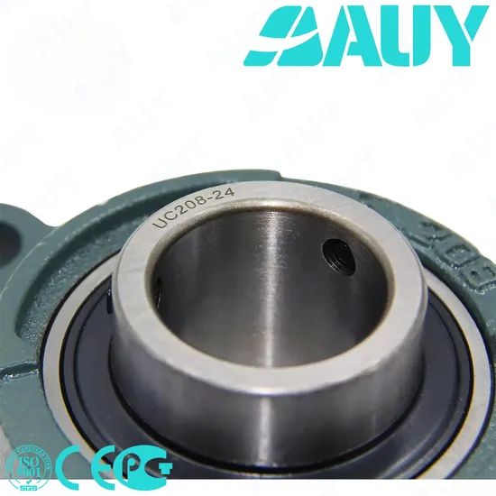 Auy F4B-106-LF-AH Corrosion-Resistant Pillow Block Bearing 203-FM 103-TF Square Unit High Load Capacity