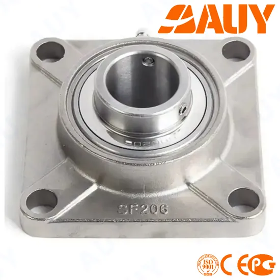 Auy F4BM 108-TF-AH Stainless Pillow Block Bearing High Load Capacity
